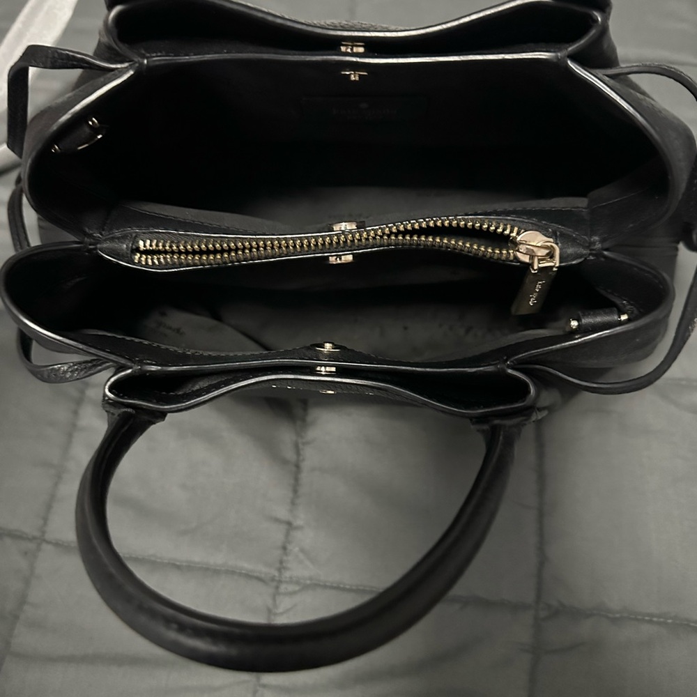 Kate Spade Black Pebbled Dumpling Satchel ✨ - Picture 2 of 7